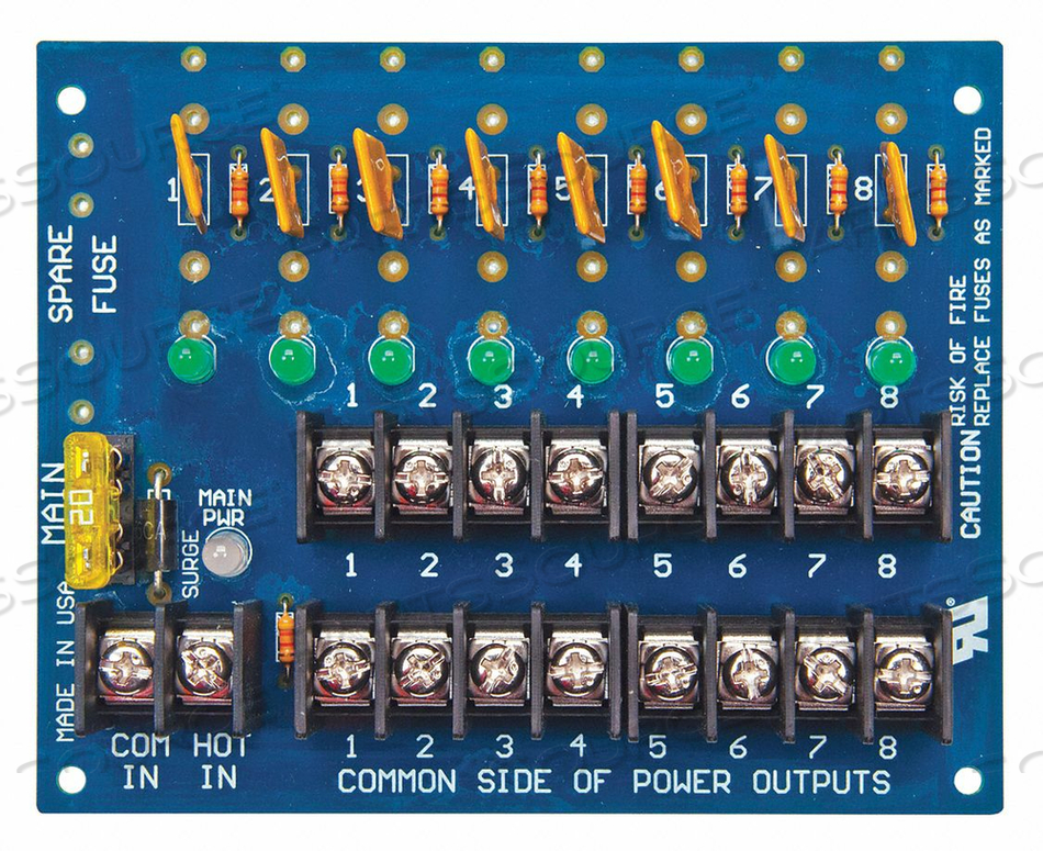 POWER DISTRIBUTION BOARD PTC 8 OUTPUT by Securitron POWER DISTRIBUTION BOARD PTC 8 OUTPUT by Securitron