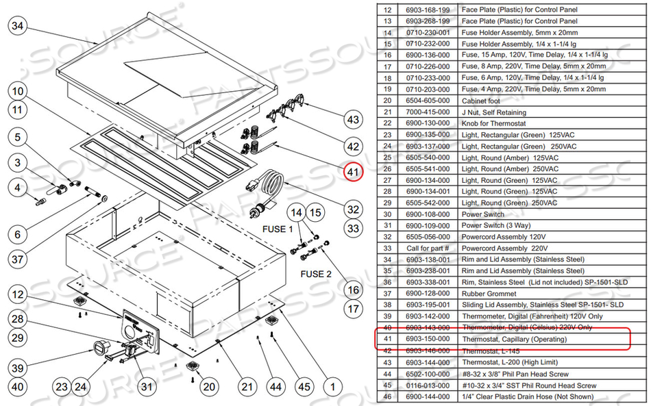 OPERATING THERMOSTAT OPERATING THERMOSTAT