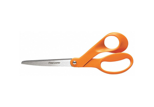 SCISSORS 8 IN L ORANGE AMBIDEXTROUS by Fiskars