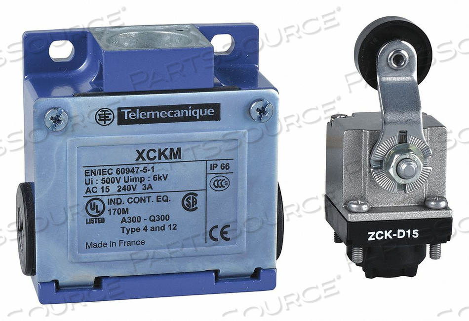 LIMIT SWITCH 240VAC 10AMP XCK +OPTIONS by Telemecanique Sensors