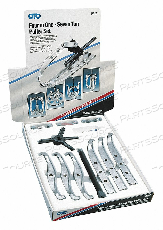 PULLER SET 12 PIECES MANUAL 2 AND 3 JAWS by OTC PULLER SET 12 PIECES MANUAL 2 AND 3 JAWS by OTC