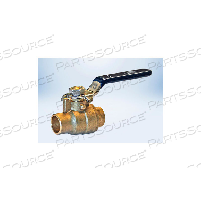 G100S 2-1/2" CXC FULL PORT BALL VALVE - LEAD-FREE BRASS 