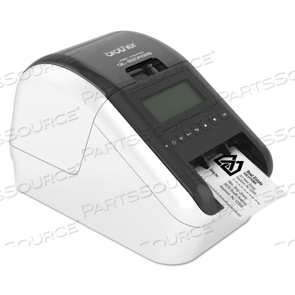 QL-820NWB PROFESSIONAL ULTRA FLEXIBLE LABEL PRINTER, 110 LABELS/MIN PRINT SPEED, 5 X 9.37 X 6 by Brother