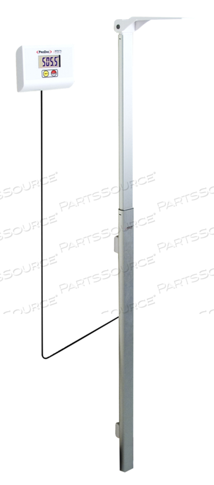 DIGITAL HEIGHT ROD, STANDALONE WALL MOUNTING, 200 CM by Detecto Scale / Cardinal Scale