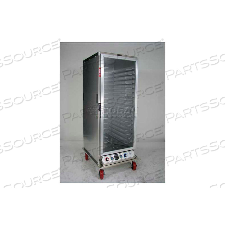 INSULATED PROOFER/HOT STORAGE CABINET, 75"H X 29"W X 35"D, 18 PANS 