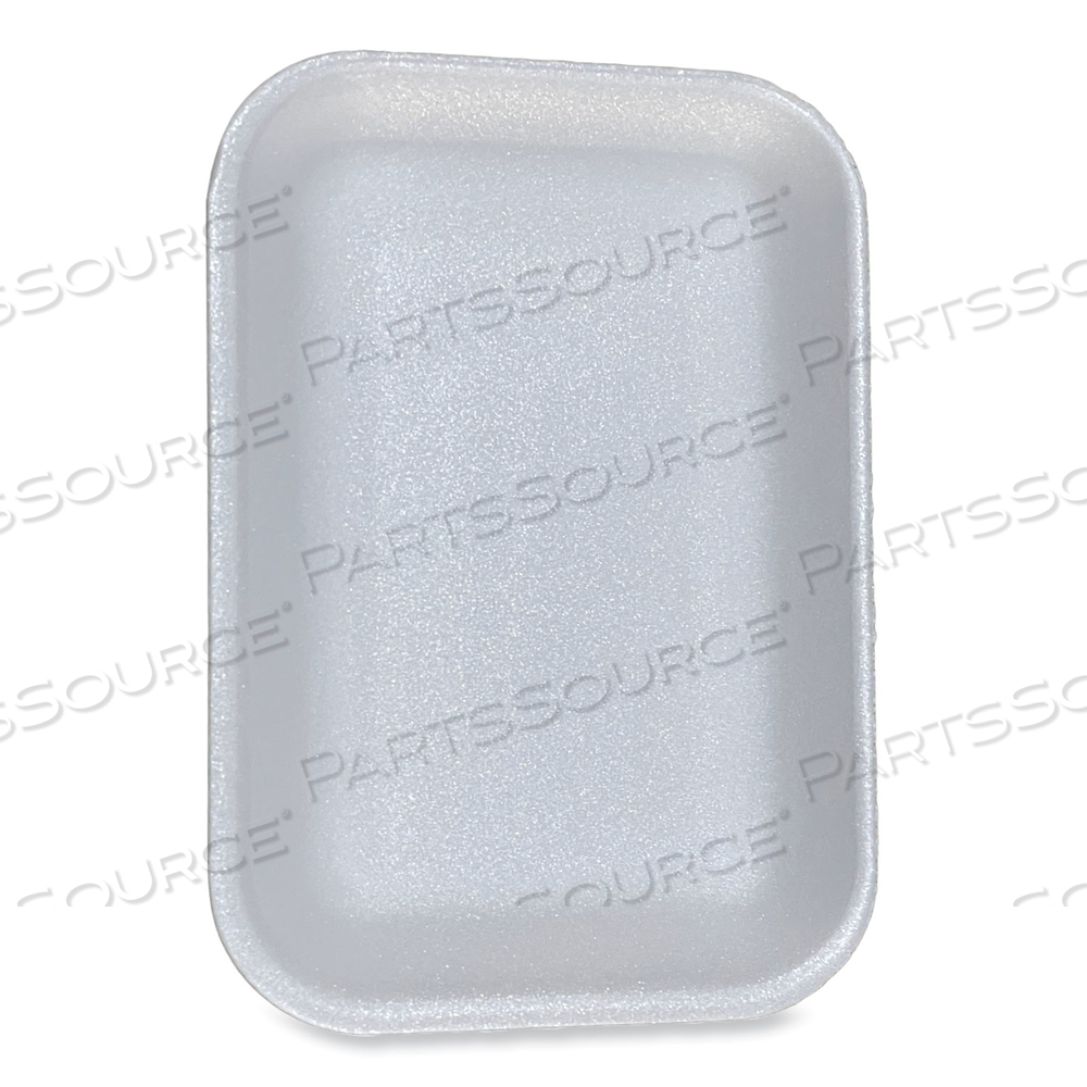 MEAT TRAYS, #2. 8.5 X 6.03 X 1.11, WHITE by Genpak