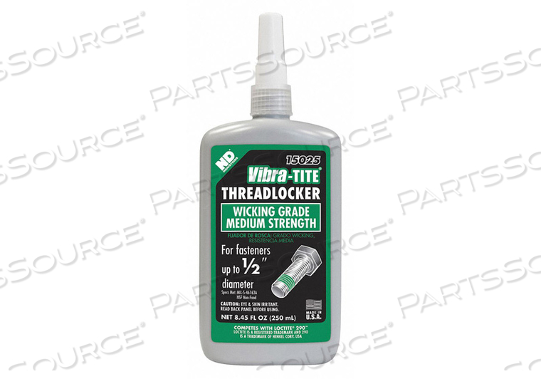 THREADLOCKER GREEN BOTTLE 250ML by Vibra-Tite