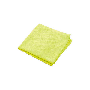 MICROWORKS MICROFIBER TOWEL 16" X 16" 220GSM, YELLOW 12 TOWELS/PACK by Hospeco