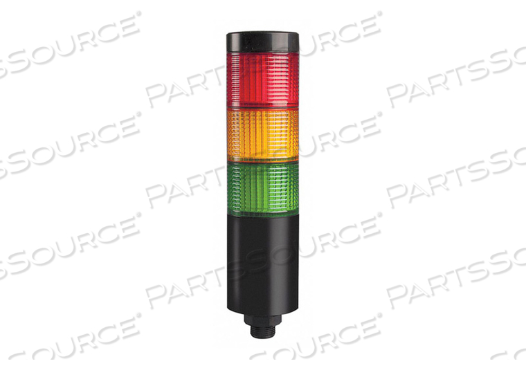 TOWER LIGHT 56MM STEADY FLASH RED YLW GR by DAYTON ELECTRIC MANUFACTURING CO