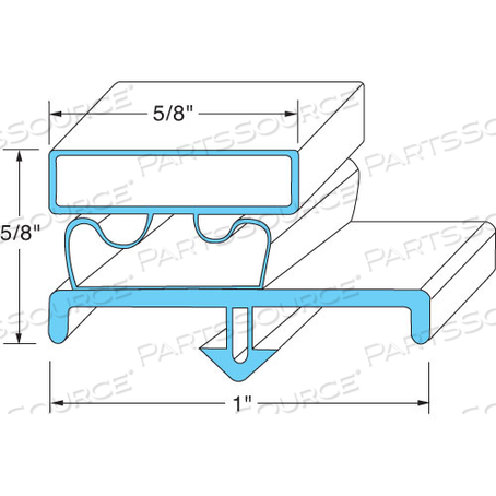 DOOR GASKET23 -1/8" X 25 1/8" 