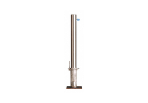 BOLLARD REMOVBLE 3 FLAT STAINLESS STEEL by Calpipe Security Bollards BOLLARD REMOVBLE 3 FLAT STAINLESS STEEL by Calpipe Security Bollards