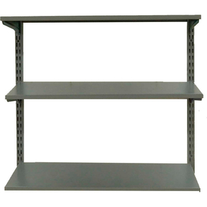 33" L X 31.5"H WALL MOUNT SHELVING UNIT WITH 3 EPOXY COATED STEEL SHELVES by Triton Products