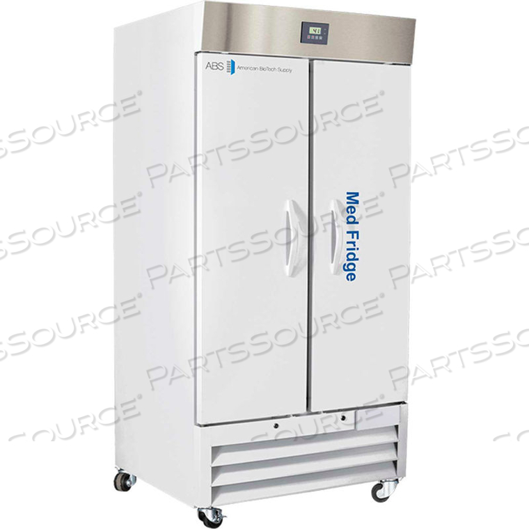 SUPPLY PREMIER PHARMACY/VACCINE SWING SOLID DOOR REFRIGERATOR, 36 CU. FT. by American BioTech Supply SUPPLY PREMIER PHARMACY/VACCINE SWING SOLID DOOR REFRIGERATOR, 36 CU. FT. by American BioTech Supply