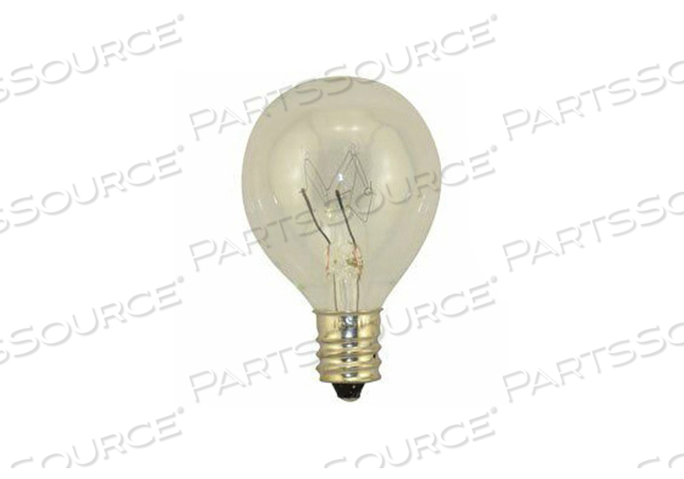 BULB, 25 W, 120 V, 0.21 A, E12 CANDELABRA SCREW, S11, 500 HR 
