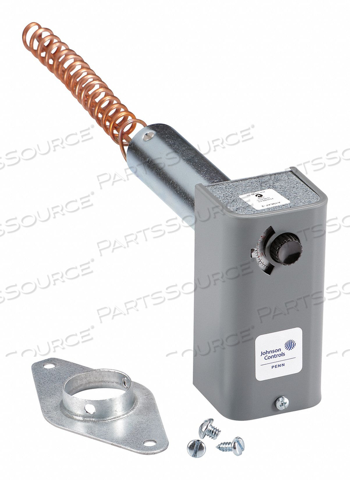 SPDT FLANGE MOUNTED DUCT THERMOSTAT 30/110F DIFF 2F FIXED by Johnson Controls SPDT FLANGE MOUNTED DUCT THERMOSTAT 30/110F DIFF 2F FIXED by Johnson Controls