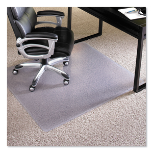 EVERLIFE INTENSIVE USE CHAIR MAT FOR HIGH PILE CARPET, RECTANGULAR, 46 X 60, CLEAR by ES Robbins