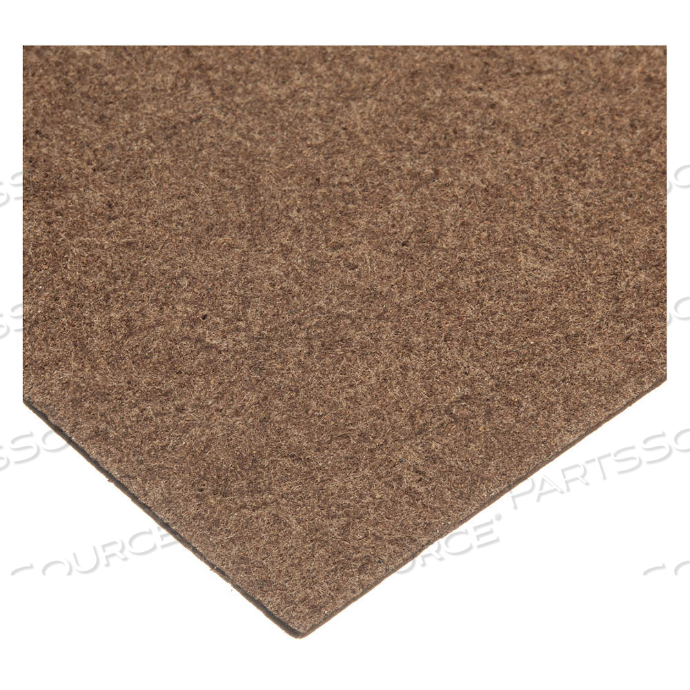 GASKET SHEET, PLANT FIBER, SBR BINDER, PLAIN BACKING, 1/64 IN THICK, 40 IN W, 5 FT LG, BROWN, SHEETS by Approved Vendor
