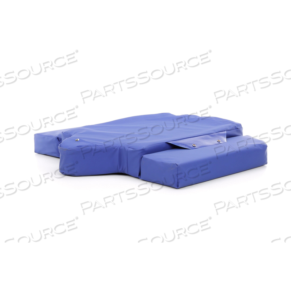 AFFINITY FOLD V CUT FOOT MATTRESS - BLUE 