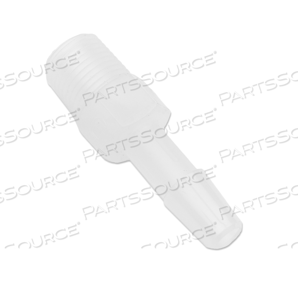 0.12" MALE X 0.25" BARB POLYPROPYLENE ADAPTER - WHITE by STERIS Corporation