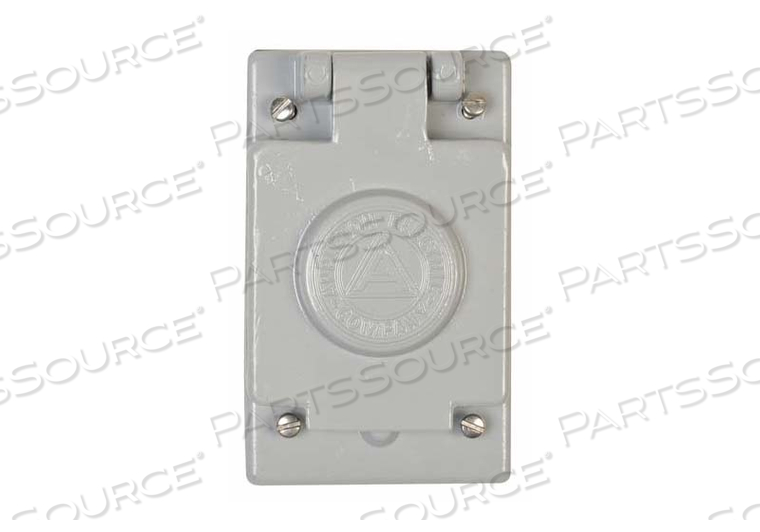 WEATHERPROOF COVER VERTICAL 1-5/32 IN.D by Appleton Electric