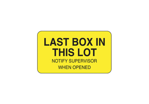 LOT LABEL 1 IN H 1-3/4 IN W PK1000 by Roll Products