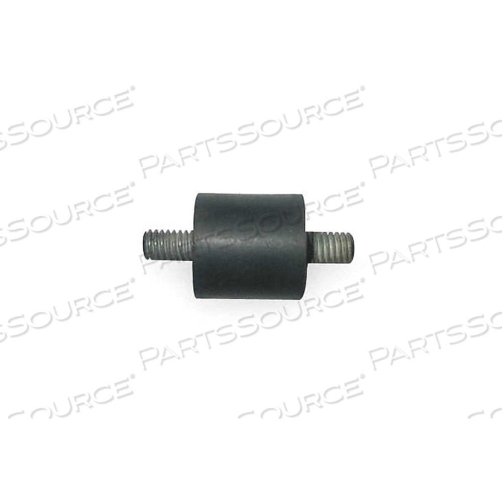 CYLINDRICAL VIBRATION ISOLATOR, STUD, 5/16"-18, GRADE 5/YELLOW ZINC PLATED, 1.56 IN DIA, 1 IN HT by Approved Vendor
