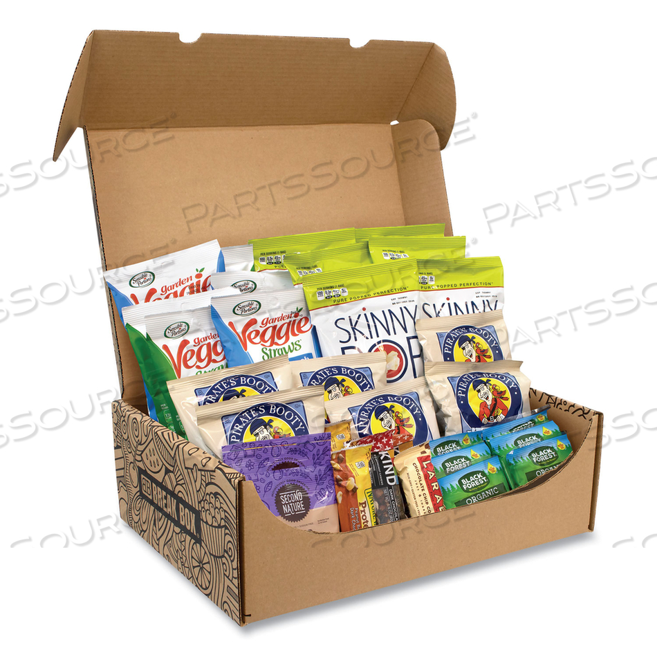 GLUTEN FREE SNACK BOX, 32 ASSORTED SNACKS 