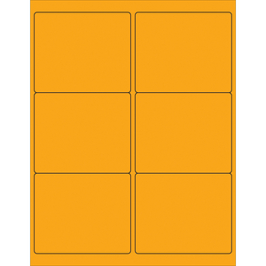 LASER LABEL RECTANGLE 4X3 1/3 PK600 by Tape Logic