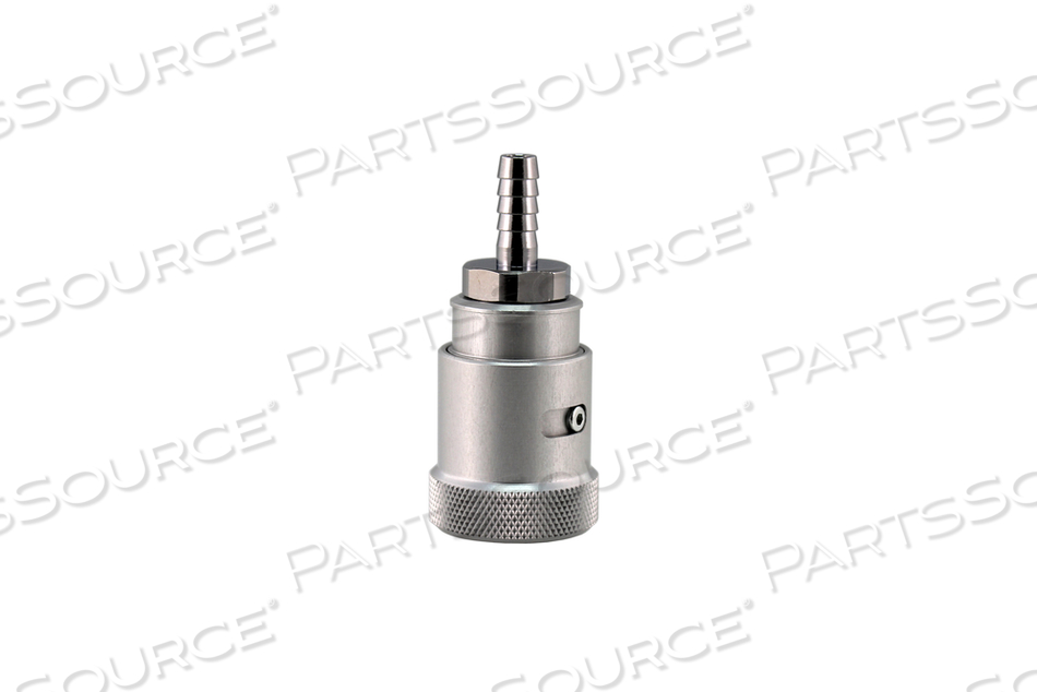 COUPLER, SCHRADER, 1/4IN CONNECTION SIZE, FEMALE HOSE BARB CONNECTION TYPE, MEDICAL AIR GAS TYPE by Bay Corporation