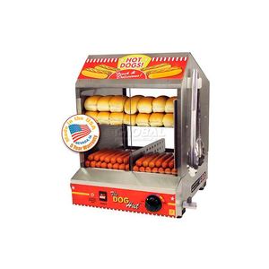 DOG HUT HOT DOG STEAMER AND MERCHANDISER, 175 HOT DOGS/40 BUNS 120V by Peragon