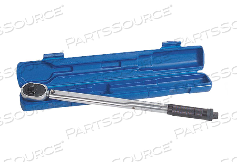 MICROMETER TORQUE WRENCH, FOOT-POUND, NEWTON-METER, DRIVE SIZE 1/2 IN, TORQUE RANGE 25 FT-LB TO 250 FT-LB, TORQUE INCREMENTS 1 FT-LB, 1.25 N by Westward