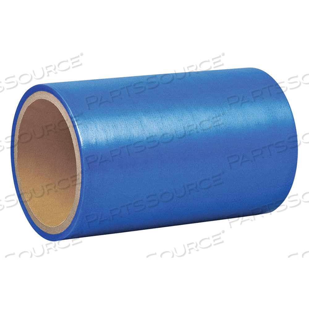 FILM TAPE, BLUE, 6 IN X 8 1/4 YD, 2 MIL TAPE THICK, POLYETHYLENE FILM, ACRYLIC, INDOOR AND OUTDOOR by Approved Vendor