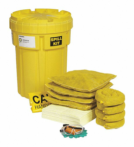 SPILL KIT DRUM CHEMICAL/HAZMAT 30 H by SpillTech