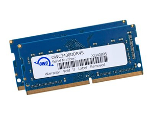 DDR4, KIT, 16 GB: 2 X 8 GB, SO-DIMM 260-PIN, 2400 MHZ / PC4-19200, CL17, 1.2 V, UNBUFFERED, NON-ECC, UPGRADE, FOR APPLE IMAC (MID 2017) by Other World Computing, Inc. DDR4, KIT, 16 GB: 2 X 8 GB, SO-DIMM 260-PIN, 2400 MHZ / PC4-19200, CL17, 1.2 V, UNBUFFERED, NON-ECC, UPGRADE, FOR APPLE IMAC (MID 2017) by Other World Computing, Inc.