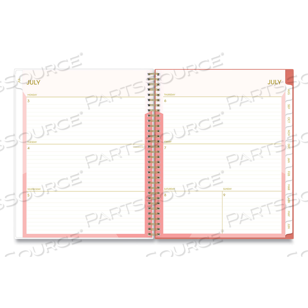 CALI CREATE-YOUR-OWN COVER ACADEMIC YEAR WEEKLY/MONTHLY PLANNER, PINK ARTWORK, 11 X 8.5, 12-MONTH (JULY-JUNE): 2023-2024 