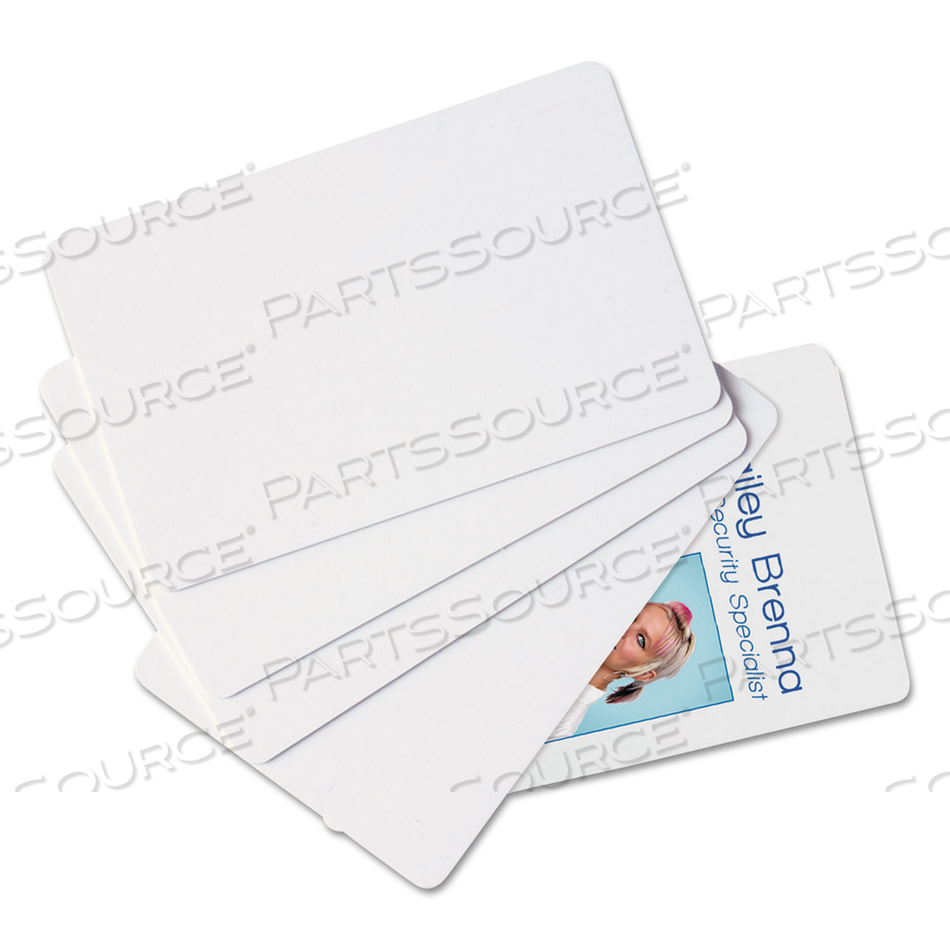 SICURIX BLANK ID CARD, 2 1/8 X 3 3/8, WHITE by Sicurix