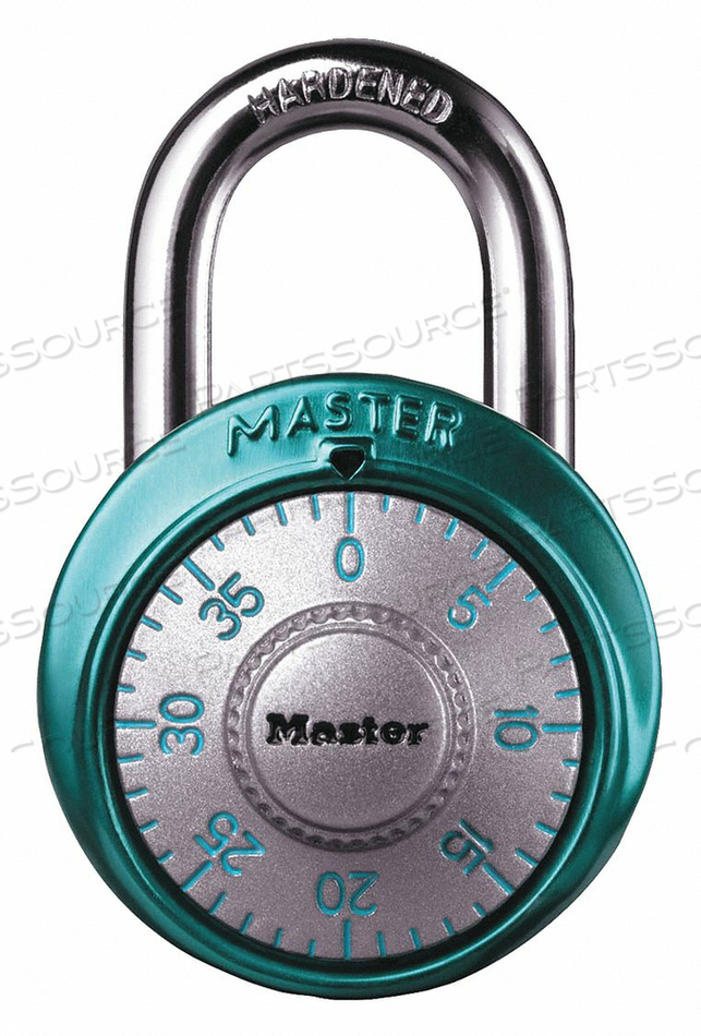 COMBINATION PADLOCK 2 IN ROUND BLUE by Master Lock COMBINATION PADLOCK 2 IN ROUND BLUE by Master Lock