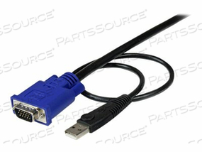 2-IN-1 ULTRA THIN USB KVM CABLE - KEYBOARD / VIDEO / MOUSE / USB CABLE - USB, HD-15 (M) TO HD-15 (M) - 6 FT - BLACK - FOR P/N: RKCONS1716GB, SV841HDIEEU, USB-PS2, SV831DUSBU, SV831DUSBAU, SV431DUSBU, SV1631DUSBU, SV565UTPEU 2-IN-1 ULTRA THIN USB KVM CABLE - KEYBOARD / VIDEO / MOUSE / USB CABLE - USB, HD-15 (M) TO HD-15 (M) - 6 FT - BLACK - FOR P/N: RKCONS1716GB, SV841HDIEEU, USB-PS2, SV831DUSBU, SV831DUSBAU, SV431DUSBU, SV1631DUSBU, SV565UTPEU