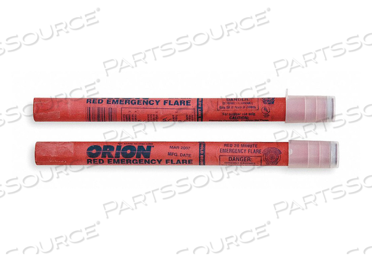 ROAD FLARE, NO STAND, RED, 20 MIN BURN DURATION by Cortina
