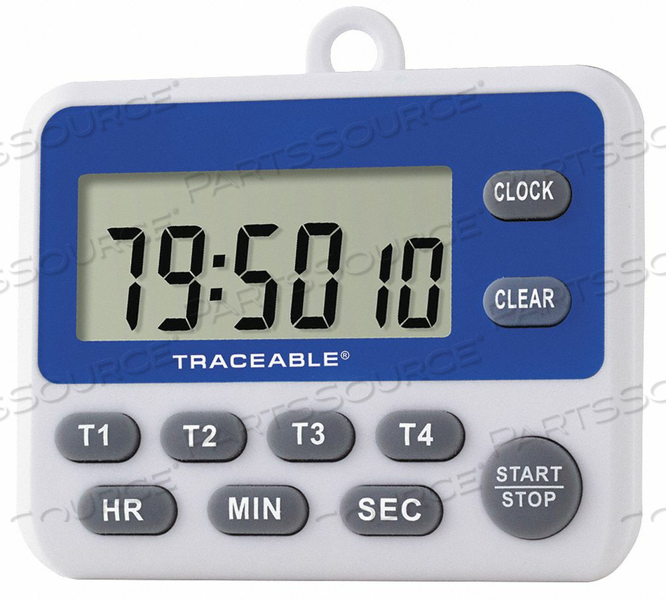 DIGITAL TIMER 2-3/8 H 2-3/4 W LCD by Traceable