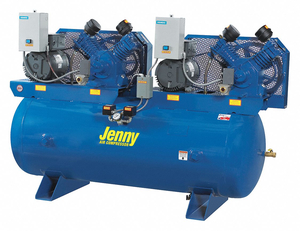 ELECTRIC AIR COMPRESSOR 5 HP 2 STAGE by Jenny