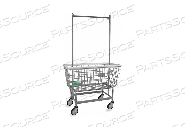 WIRE LAUNDRY CART 600 LB LD CAP. GRAY by R&B Wire Products, Inc.