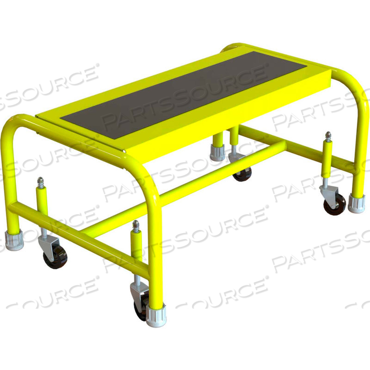 1 STEP MOBILE STEEL STEP STOOL W/24" ANTI-SLIP TREAD by Tri-Arc 1 STEP MOBILE STEEL STEP STOOL W/24" ANTI-SLIP TREAD by Tri-Arc
