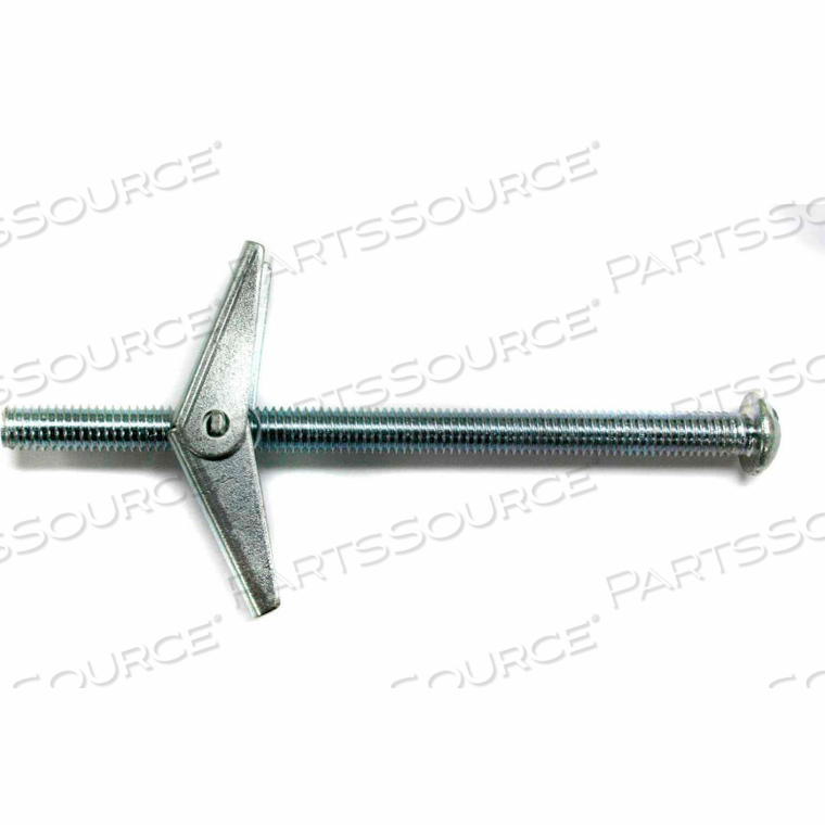 COMBINATION TOGGLE BOLT - 3/16-24 X 3" - SLOTTED ROUND HEAD - STEEL - ZINC - PKG OF 50 - BBI by Brighton Best