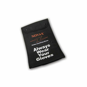PROTECTIVE BAG FOR NOVAX RUBBER INSULATING GLOVES, 11"L, BLACK, ONE SIZE by Protective Industrial Products