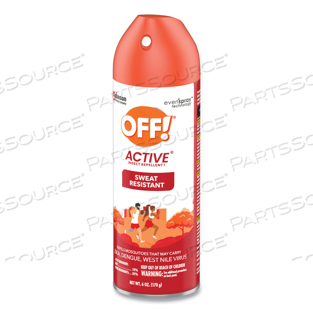 ACTIVE INSECT REPELLENT, 6 OZ AEROSOL SPRAY by OFF!