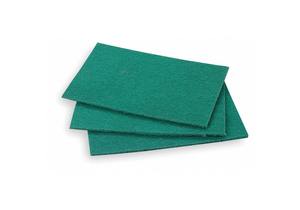 SCOURING PAD 9-1/2 L 6 W NYLN GRN PK10 by Ability One