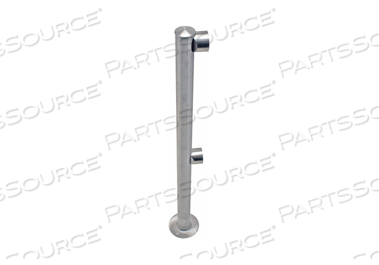ADAPTA-RAIL END POST POLISHED CHROME by Tensabarrier