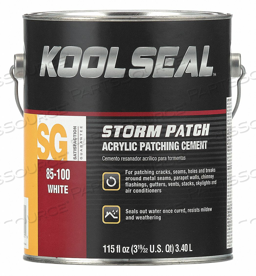 ACRYLIC PATCHING CEMENT 115 OZ WHITE CAN by Kst Coatings