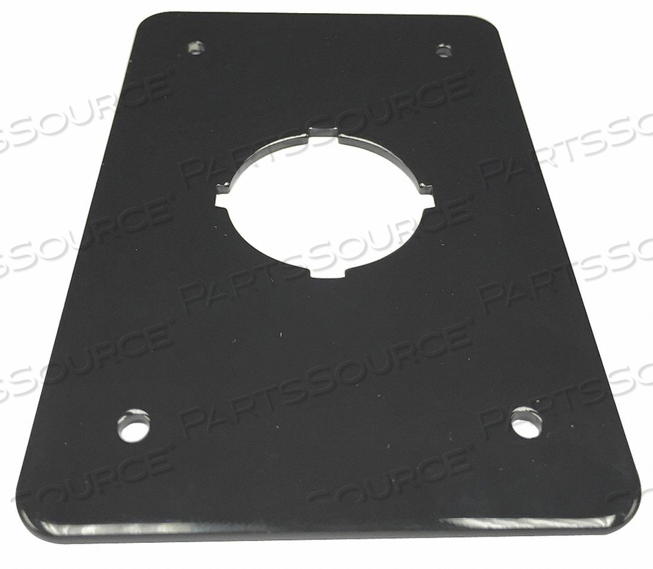 SWITCH PLATE 30.5MM SWITCHES BLACK by Rees